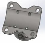 Tamarack 2-IN Pole Cap with U-bolts (box of 2) - Image 2