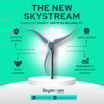 SkyStream 3.7 Pro AC Wind Turbine w/Mounting Pole Kit - Image 5
