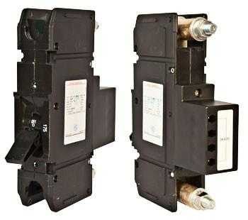 125VDC Panel Mount Breaker - Width 1 inch (25.4mm) - 1/4 studs