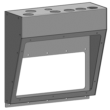 Wire Management Tray for Sol-Ark - Angled Tray