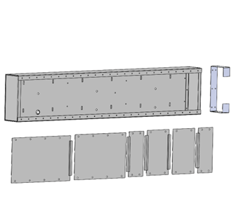 Wire Management Tray for Sol-Ark - Wall Tray