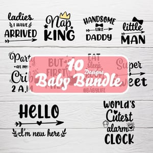 10 Baby Designs V.2 | Baby Bundle