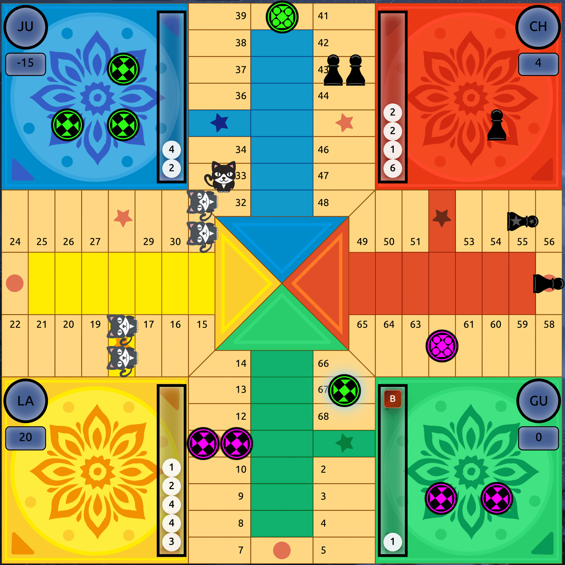 Pachisi game board preview
