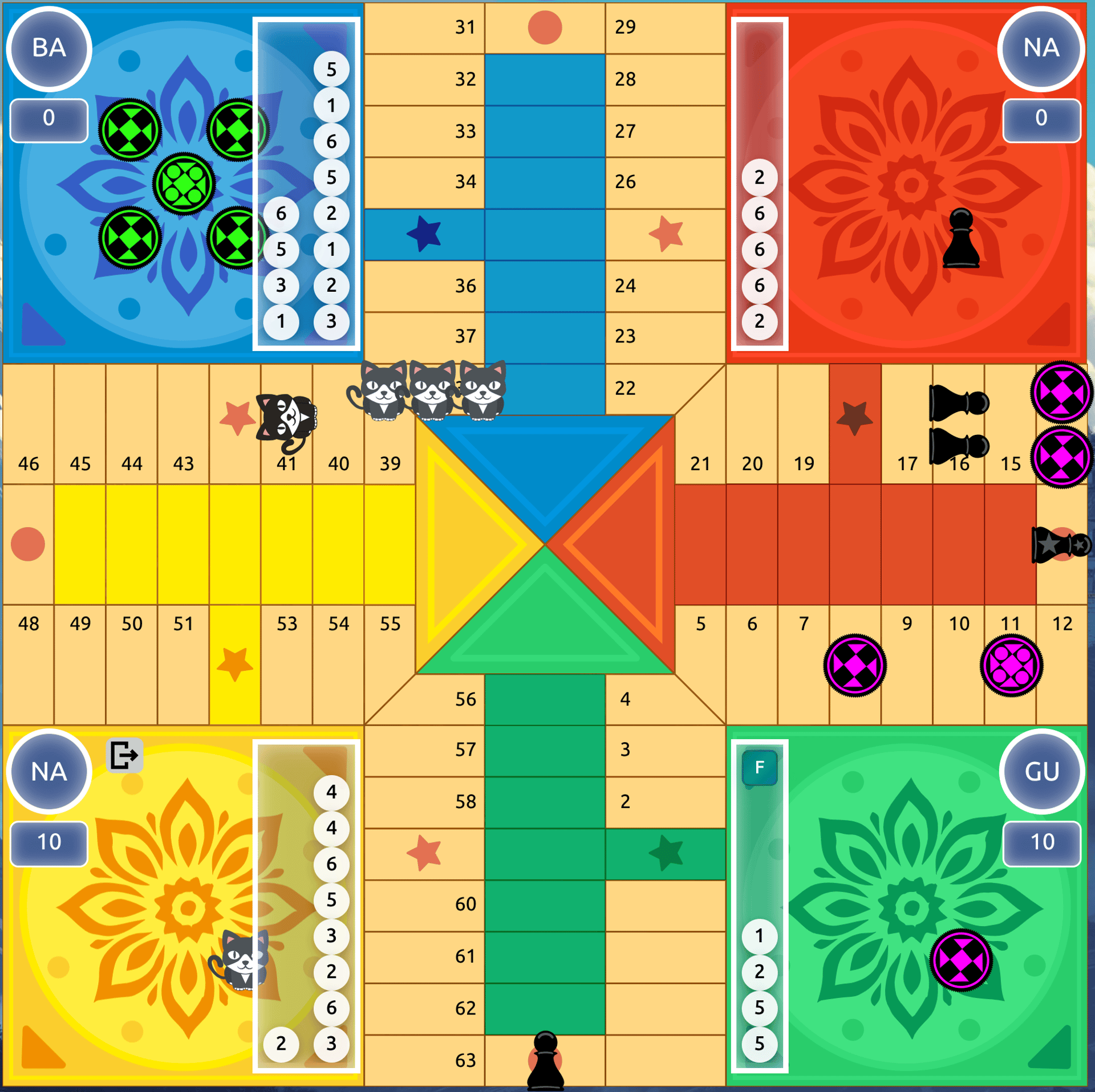 Pachisi game board preview