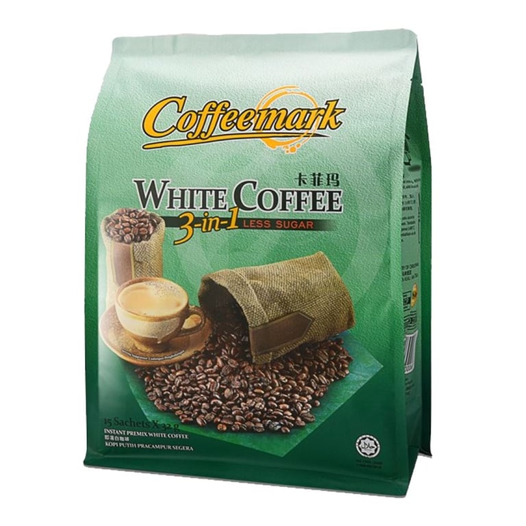 ZHULIAN COFFEE PLUS WHITE COFFEE 3 IN 1 (LESS SUGAR)