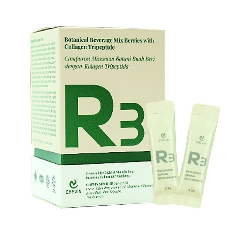 R3 BOTANICAL BEVERAGE MIX BERRIES WITH COLLAGEN TRIPEPTIDE