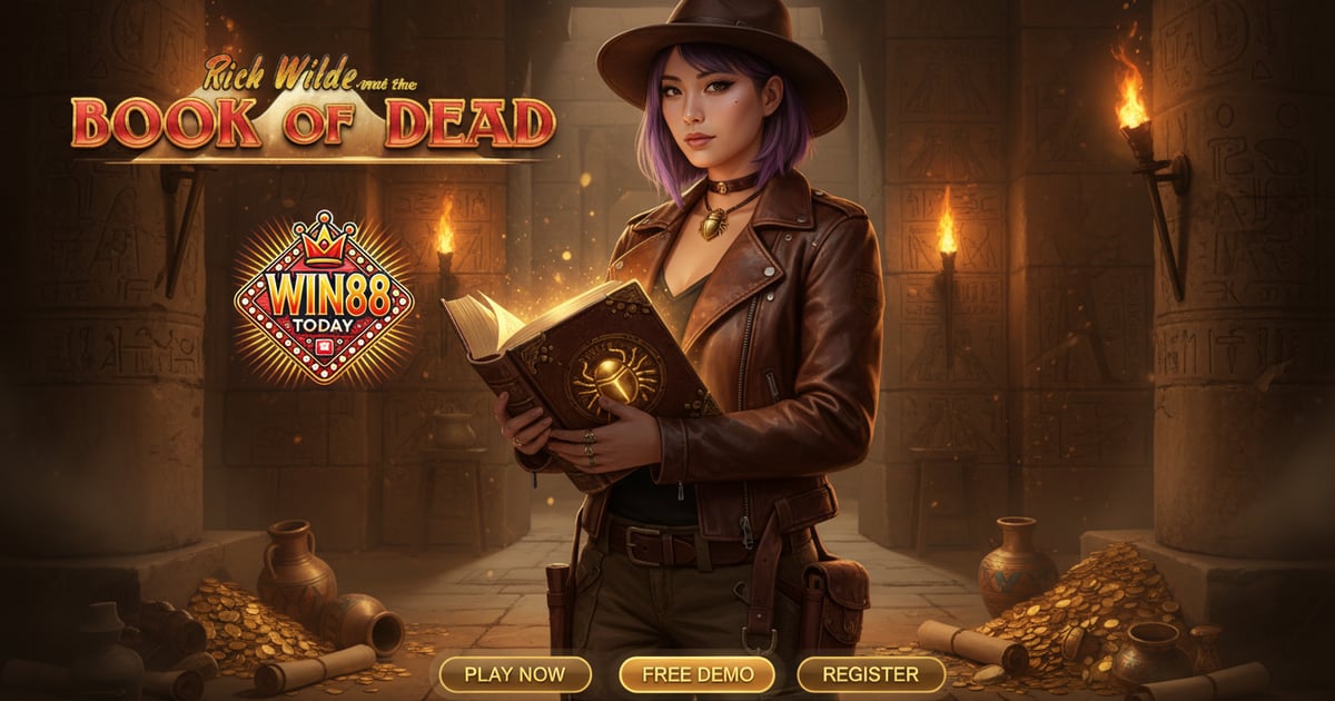 Book of Dead Slot Game by Play'n GO - Play at Win88 Today Asian