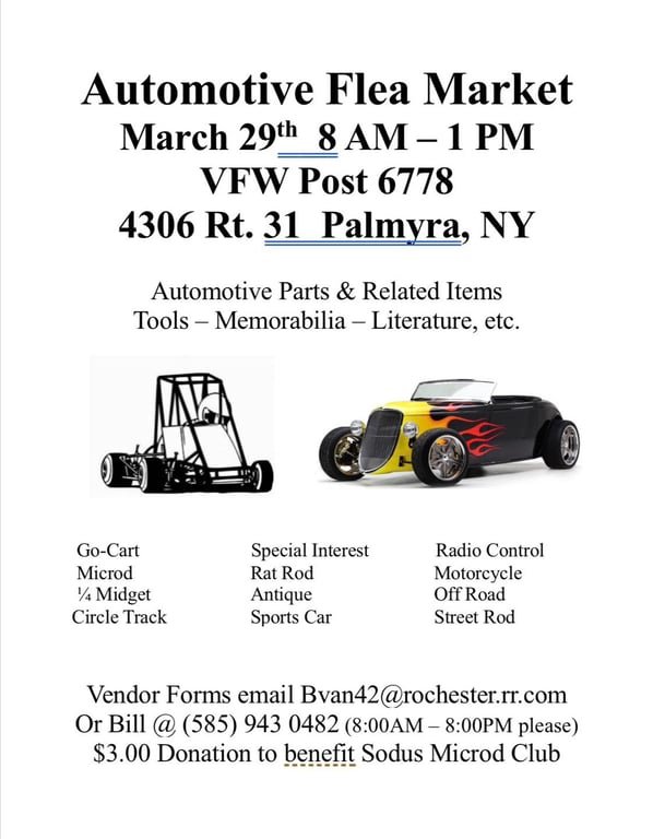 Sodus Microd Club Automotive Flea Market 