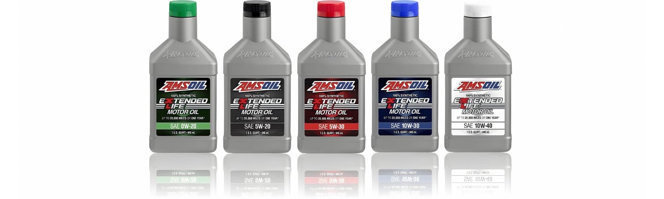 Here is AMSOIL's complete line of Extended Life 100% synthetic motor oil. Our second best premium full synthetic motor oil for gasoline engines.