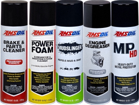 Shop for AMSOIL Cleaners and Protectants. AMSOIL Air Filter Oil, Metal Protector, Engine and Transmission Flush, Power Foam Carburetor and Induction System Cleaner, Brake and Parts Cleaner, Silicone Spray, Mudslinger Mud and Dirt Repellent, Glass Cleaner, Engine Degreaser, Engine Fogging Oil, and Chain Lube.