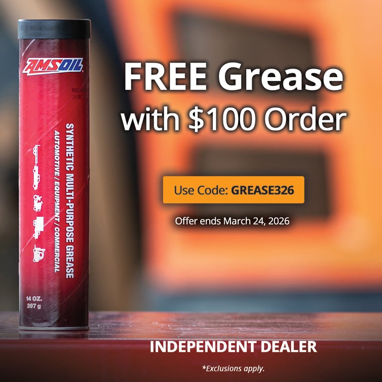 Free AMSOIL Grease with $100 Order