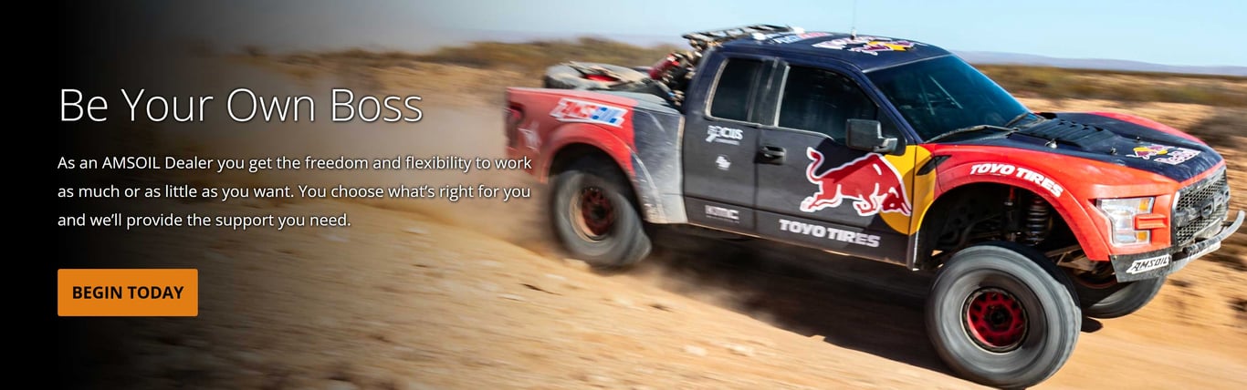 Come join our Team! Be your own boss! Earn extra money selling AMSOIL products. Sign up now to become an AMSOIL Independent Dealer.