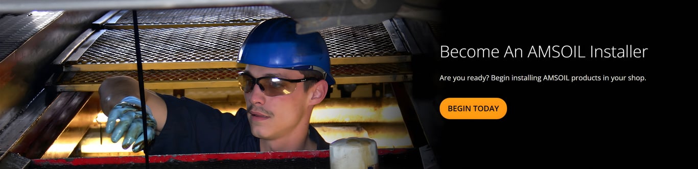Are you ready to become an AMSOIL Installer and start installing AMSOIL products in your customers vehicles? Sign up your shop for an AMSOIL Installer or Retail Account today!
