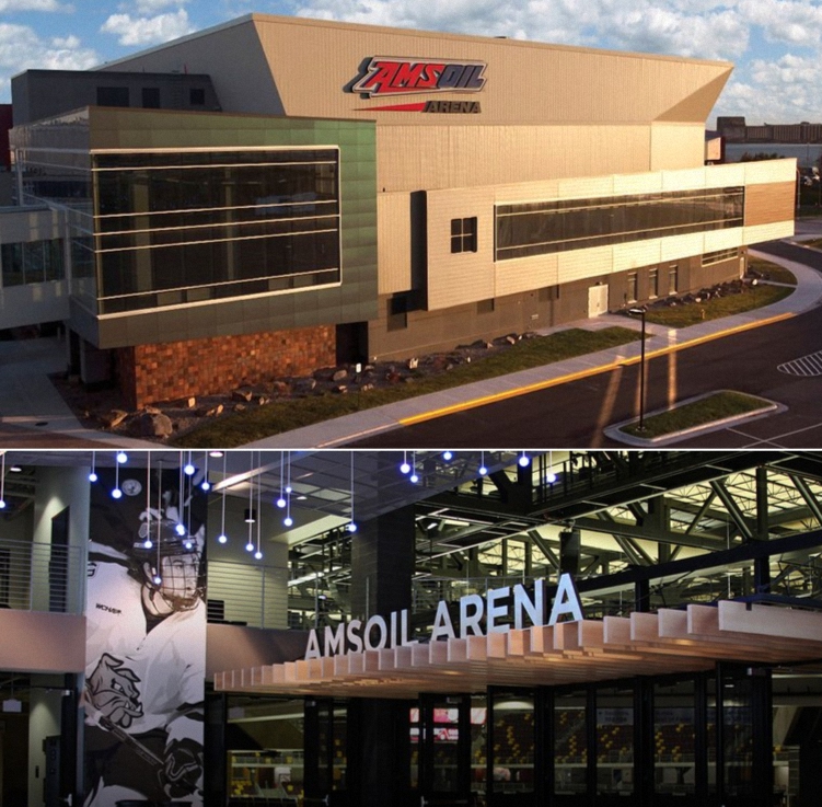 The AMSOIL Arena in Duluth, MN
