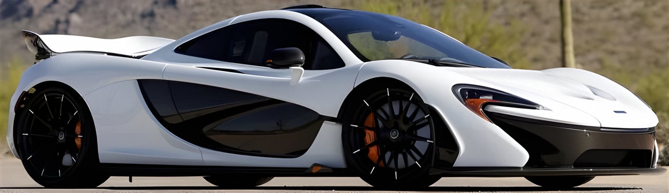 An image of a beautiful white McLaren P1 exotic sports car. Protect your exotic sports car engine by using AMSOIL Premium 100% Synthetic European Motor Oil.