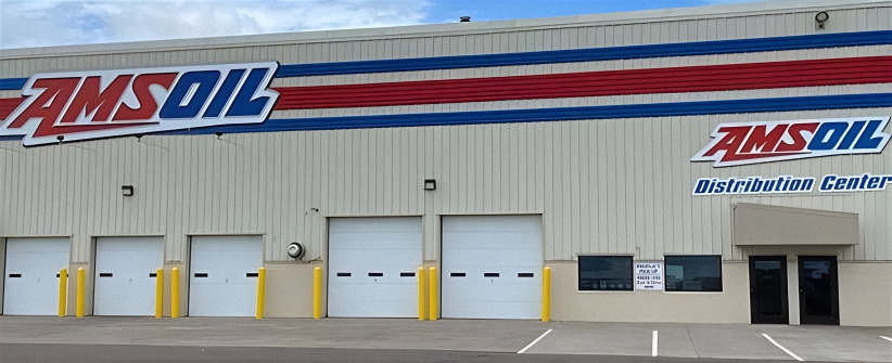 Our main distribution center showing our many delivery bays and product pick up area.