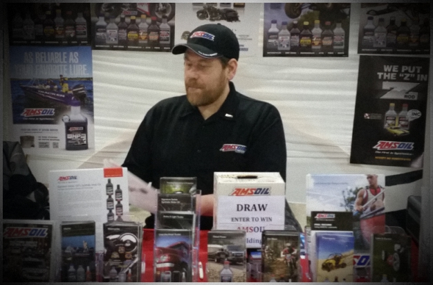 Richard Rioux at an AMSOIL trade show