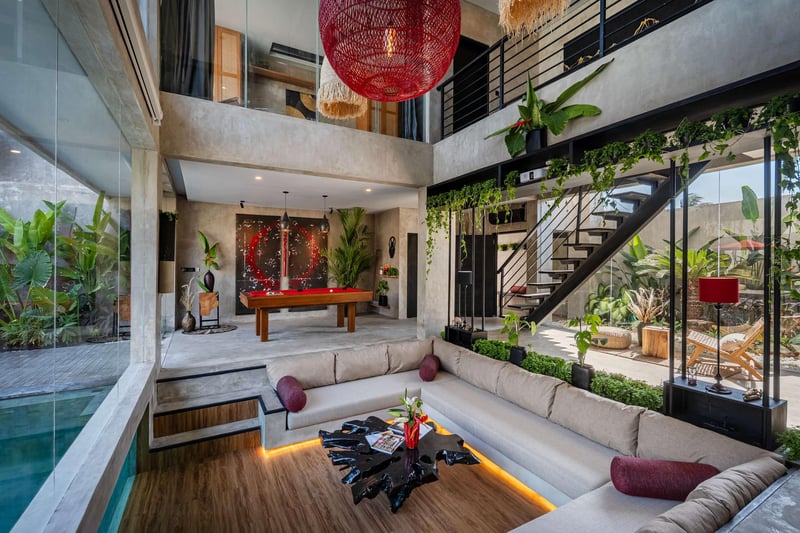 Artistic 4BD Villa with Private Pool & Jungle Vibe — photo 3