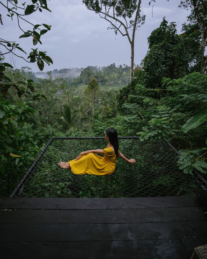 Beautiful Bamboo Treehouse with Waterfall & Pool 8