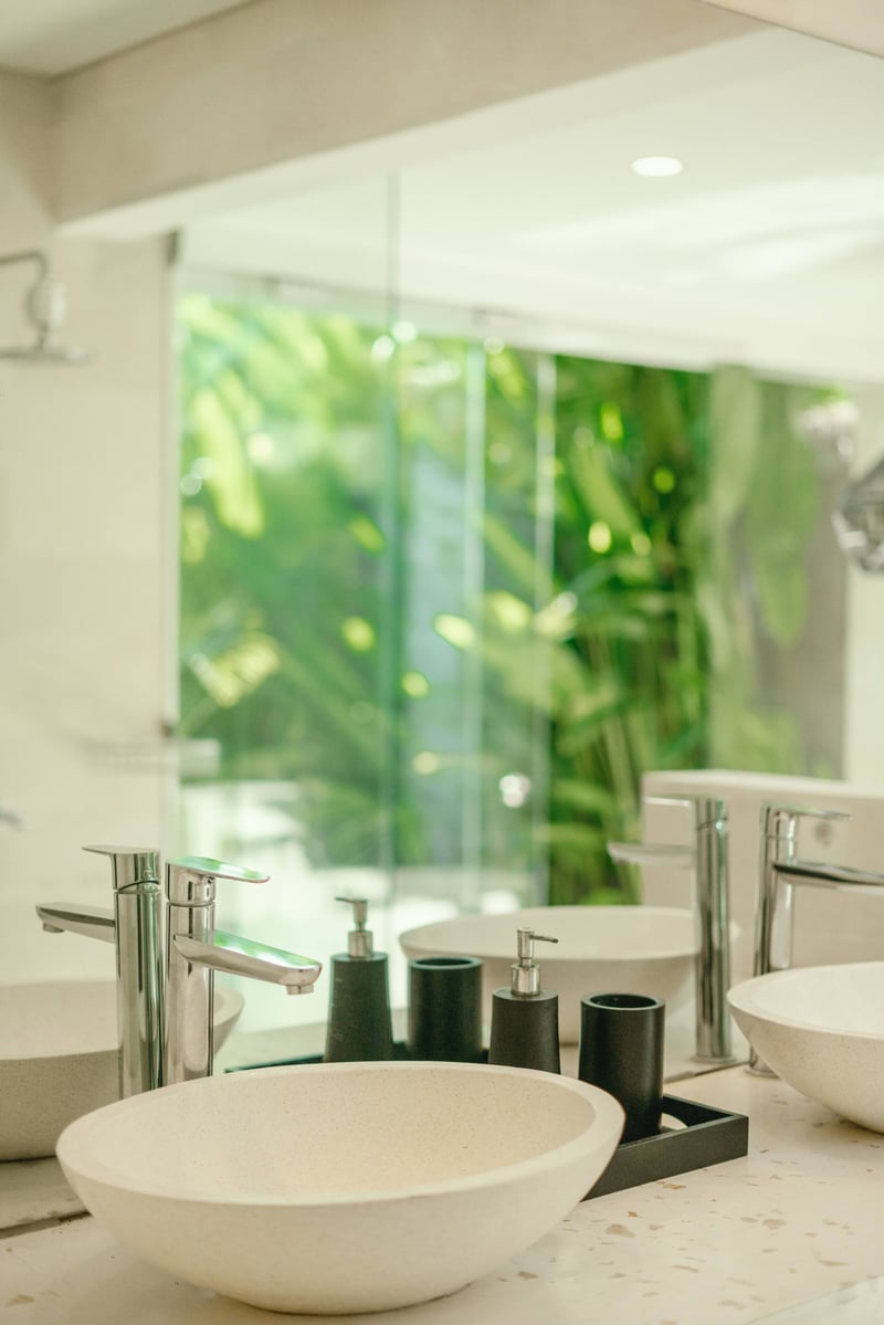 Stylish 1BR pool villa close to beach with office 31