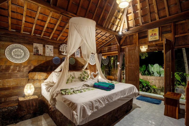 private jungle cabin + private poll + jungle view 17