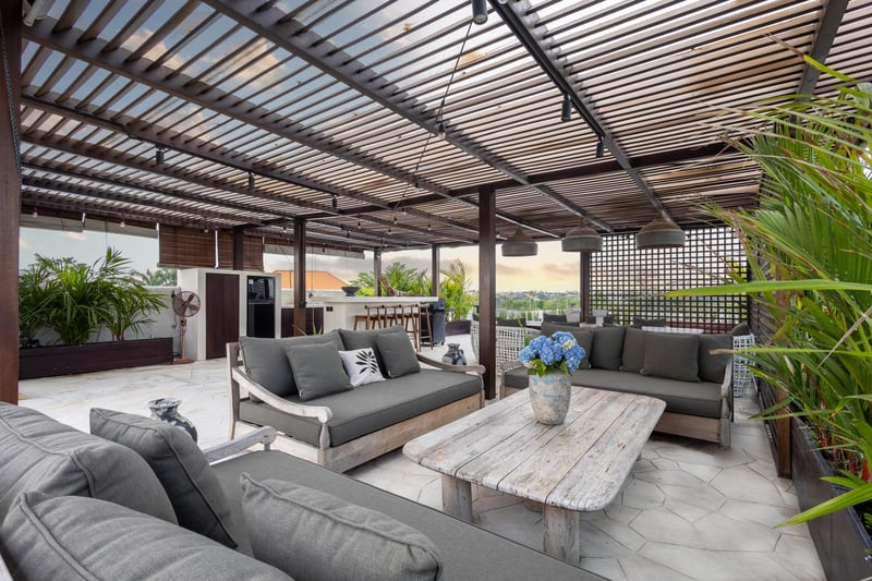 Lux 3BR Rooftop BBQ |near FINNS Atlas | Berawa 32