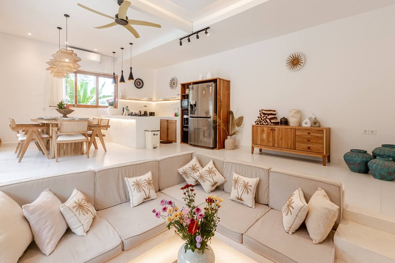 Chic 3BR Pool Villa • Canggu • Walk to Reload Gym 9