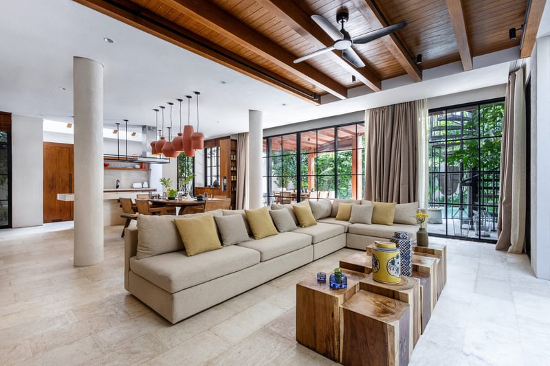 Lux 3BR Rooftop BBQ |near FINNS Atlas | Berawa 7
