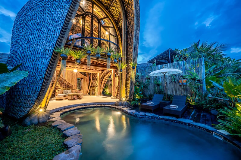 Bamboo Suite 1BR - Private Pool + Rice Field View 2