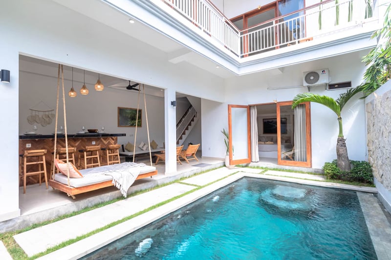 6-person  Boho Villa Canggu Perenenam, Rooftop cinema, pool 1