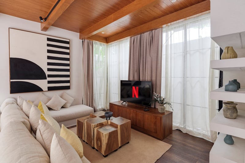 NEW 140m² Canggu LUX 2BR+Pool near Finns|Atlas 9