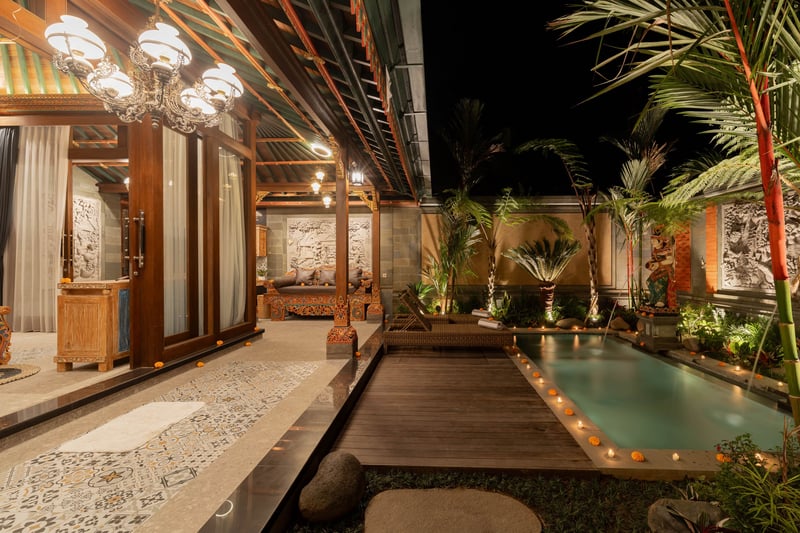 Luxury 1-BR Romantic Balinese Private Villa Ubud 6