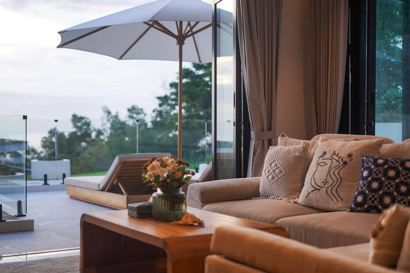 Zen Hillside Aquamarine 3BR Oceanview Private Pool 9