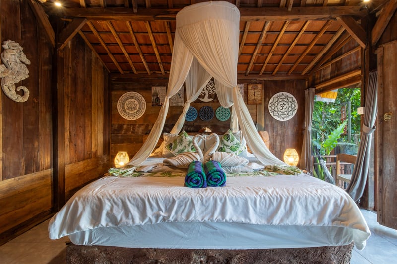 private jungle cabin + private poll + jungle view 8