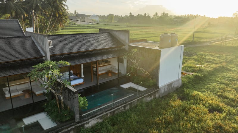 Pool Villa - Rice Field View 1