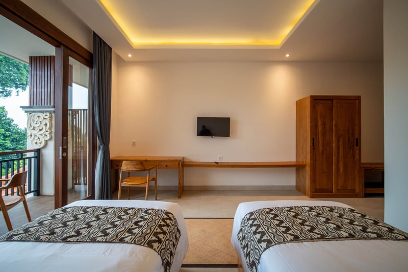 Yoga Sri - New Twin Room in Ubud 9
