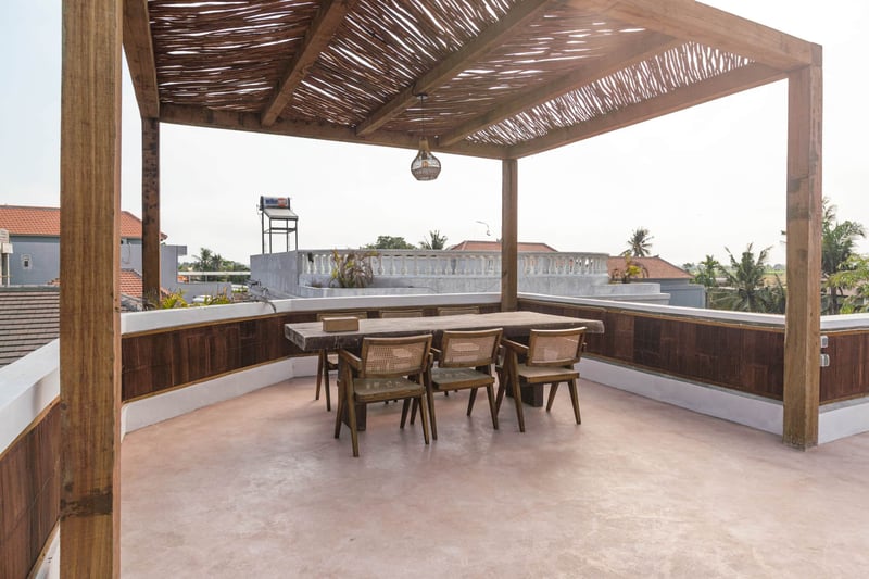 6-person  Boho Villa Canggu Perenenam, Rooftop cinema, pool 37