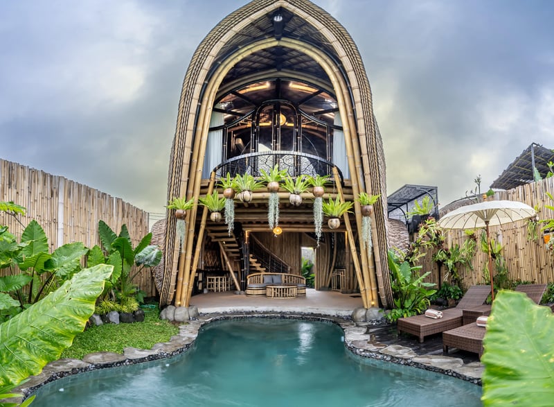 Bamboo Suite 1BR - Private Pool + Rice Field View 16