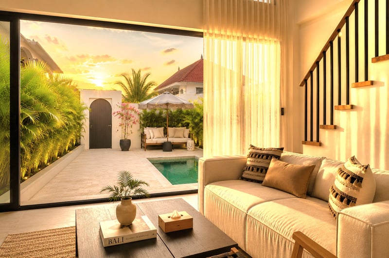 Private Pool 1BR Villa•8 min Ride BatuBolong Beach — photo 3