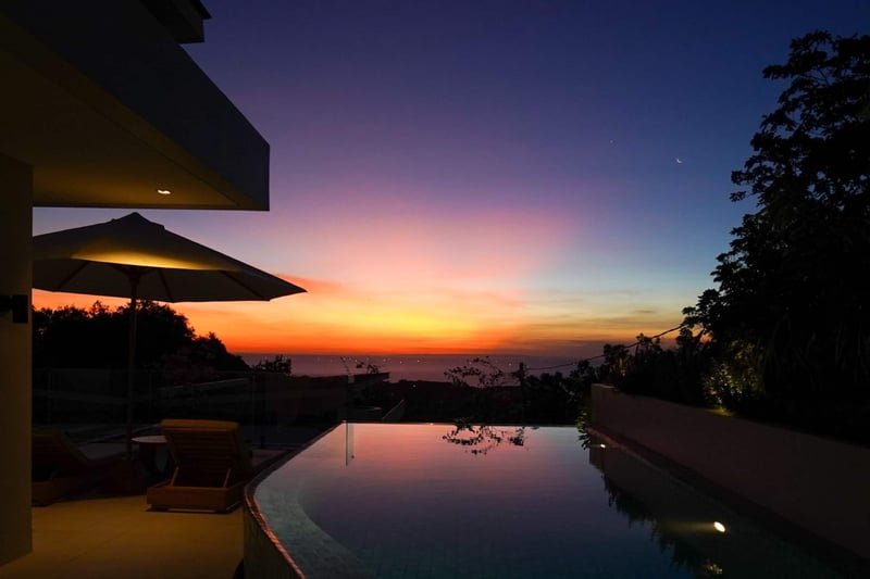 Zen Hillside Aquamarine 3BR Oceanview Private Pool 26