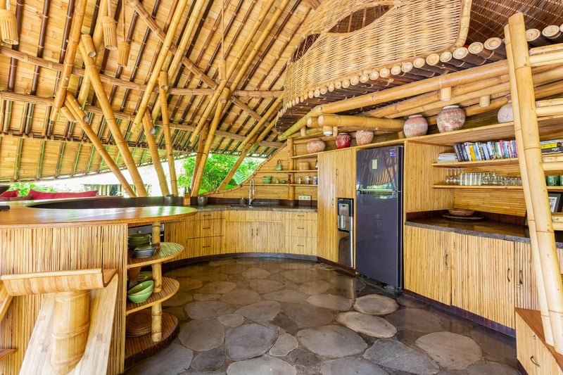 Ananda House 3bds Eco Bamboo House Pool River View 9