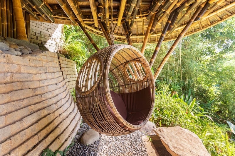 Ananda House 3bds Eco Bamboo House Pool River View 30