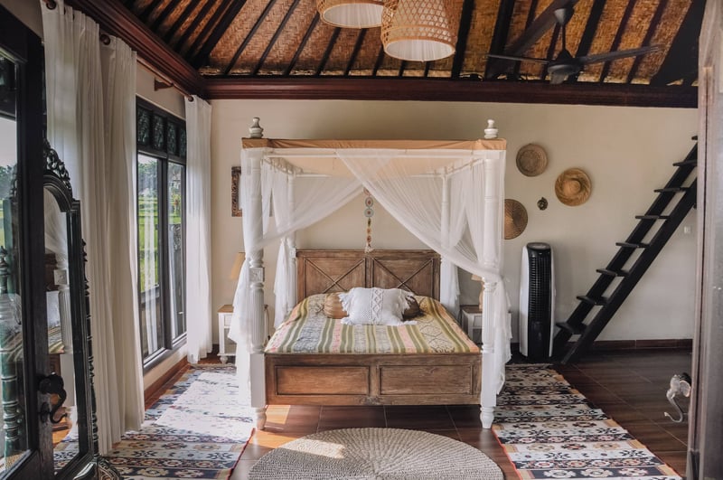 Legendary house "Eat Pray Love" w/rice fields view 1