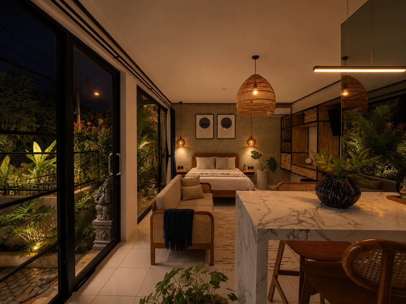 Modern  Studio, Seminyak Beach in 2 minutes walk 10