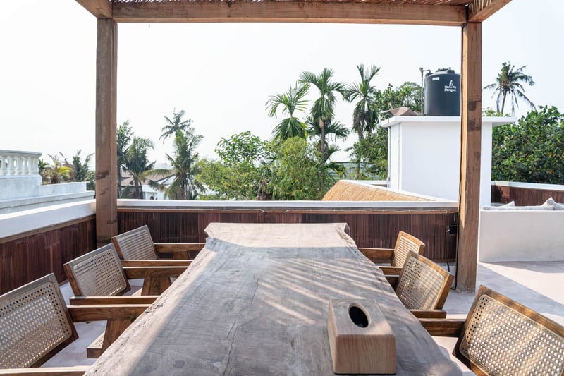 6-person  Boho Villa Canggu Perenenam, Rooftop cinema, pool 27