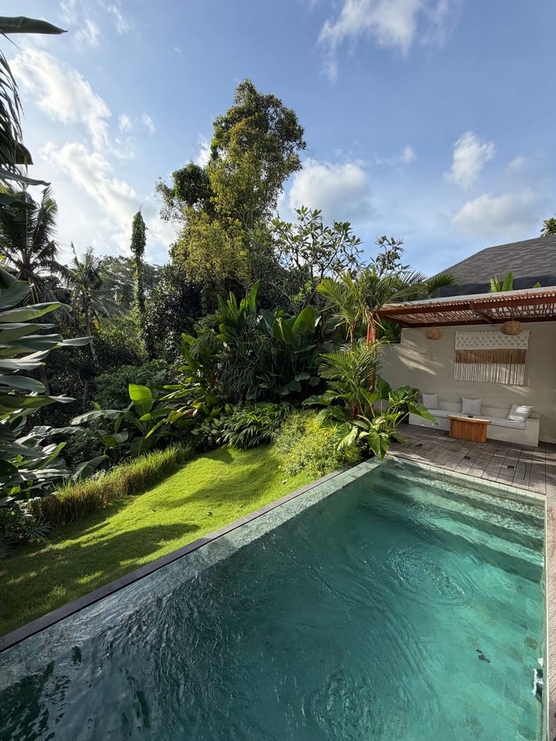 Ubud stylish jungle pool villa 1