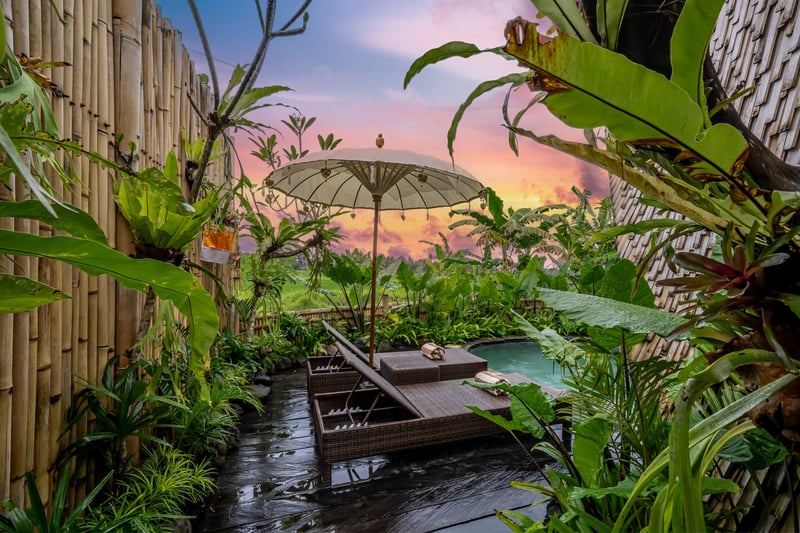 Bamboo Suite 1BR - Private Pool + Rice Field View 8