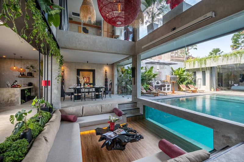 Artistic 4BD Villa with Private Pool & Jungle Vibe — photo 4