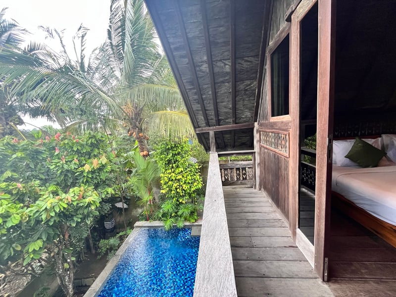 Private Infinity Pool 2BR Ricefield Retreat w/ BF 17