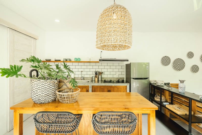 Stylish 1BR pool villa close to beach with office 6